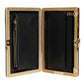 Brown Leather Clutch Evening Crossbody Bag