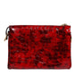 Red Exotic Leather DG Logo Women Crossbody Bag