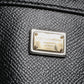 Black Leather Miss Escape Shopping Tote Bag