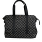 Black PolkaDot Nylon Shoulder Baby Tote Diaper Bag