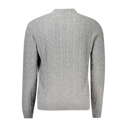 Gray Wool Men Sweater