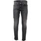 Black Cotton Jeans & Pant