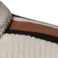 Beige Logo Applique Cotton Corduroy Full Zip Jacket