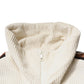 Beige Logo Applique Cotton Corduroy Full Zip Jacket