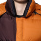 Multicolor Quilted Hooded Puffer Jacket