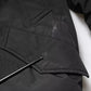Black Hooded Long Sleeves Fur Shearling Coat Jacket
