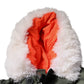 Green Hooded Long Sleeves Fur Shearling Jacket
