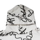 White Logo Cotton Hooded Sweatshirt Sweater