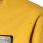 Yellow Logo Full Zip Hooded Sweatshirt Sweater