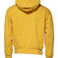 Yellow Logo Full Zip Hooded Sweatshirt Sweater