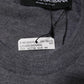 Gray Cashmere Crew Neck Pullover Sweater