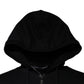 Black Logo Full Zip Hooded Sweatshirt Sweater