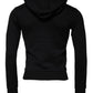 Black Logo Full Zip Hooded Sweatshirt Sweater
