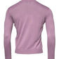 Purple Wool Knit Turtle Neck Long Sleeve Pullover Sweater
