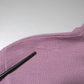 Purple Wool Knit Turtle Neck Long Sleeve Pullover Sweater