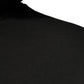 Black Cotton Hooded DG Shield Pullover Sweater