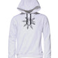 White Sacred Heart Hooded Sweatshirt Sweater