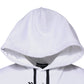 White Sacred Heart Hooded Sweatshirt Sweater