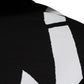 Black White Logo Hooded Sweatshirt Sweater