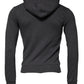 Gray Logo Full Zip Hooded Sweatshirt Sweater