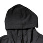 Gray Logo Full Zip Hooded Sweatshirt Sweater