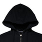 Black Logo Full Zip Hooded Sweatshirt Sweater