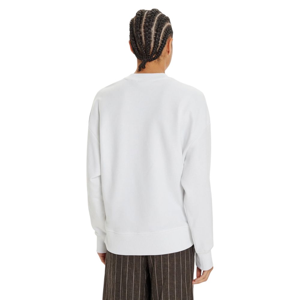 White Recycled Cotton Sweater