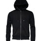 Black Logo Full Zip Hooded Sweatshirt Sweater