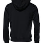 Black Logo Full Zip Hooded Sweatshirt Sweater