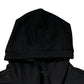 Black Logo Full Zip Hooded Sweatshirt Sweater