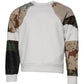 Multicolor Patchwork Cotton Crew Neck Sweater