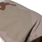 Multicolor Patchwork Cotton Crew Neck Sweater