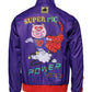 Purple Year Of The Pig Full Zip Bomber Sweater