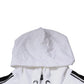 White Full Zip Hooded Sweatshirt Sweater