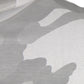 White Gray Camouflage Cotton Crew Neck T-shirt