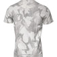 White Gray Camouflage Cotton Crew Neck T-shirt