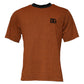 Brown DG Logo Polyester Crew Neck T-shirt