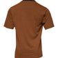 Brown DG Logo Polyester Crew Neck T-shirt