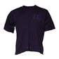Purple DG Logo Cotton Crew Neck T-shirt