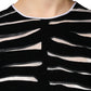 Black White Zebra A-line Sheath Mini Dress