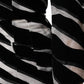 Black White Zebra A-line Sheath Mini Dress