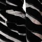 Black White Zebra A-line Sheath Mini Dress