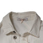 White Cotton Short Sleeves Button Down Romper Dress