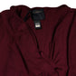 Maroon Jumper Keyhole Knit Pullover Sweater