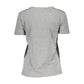 Gray Cotton Women T-Shirt