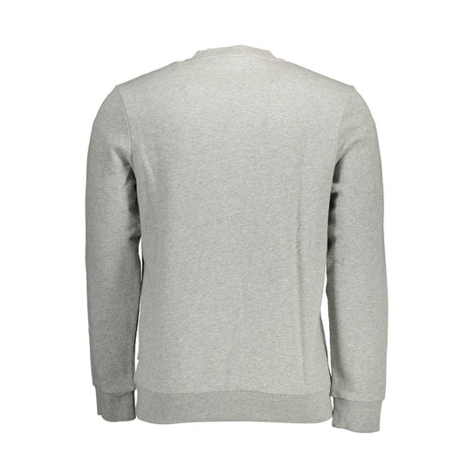 Gray Cotton Men Sweater