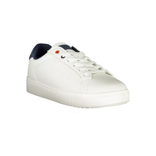 White Polyester Sneaker