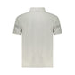 Gray Cotton Men Polo Shirt