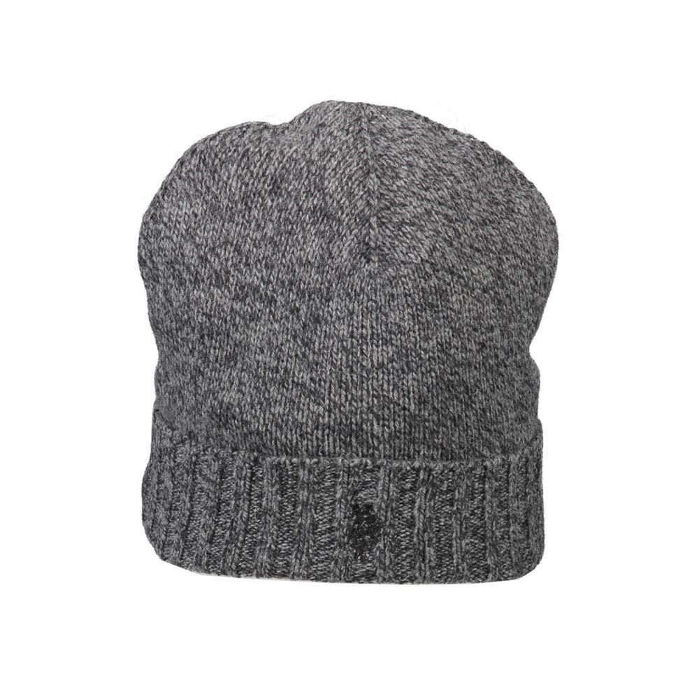 "Black Wool Men Cap"