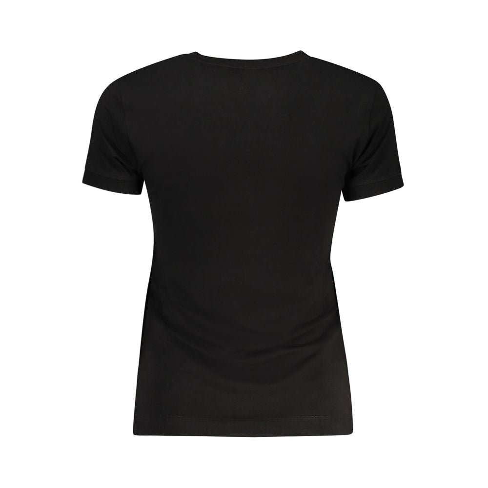 Black Cotton Tops & T-Shirt